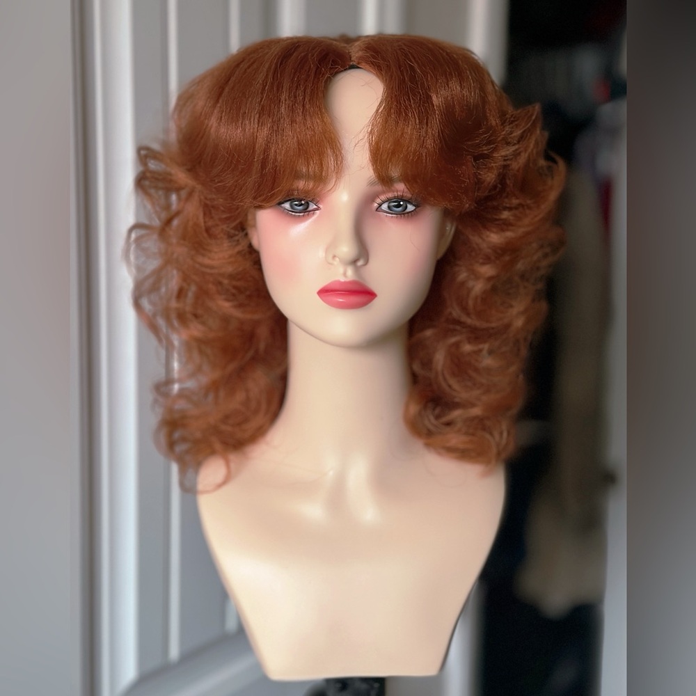 70s Shag Copper HardFront Wig